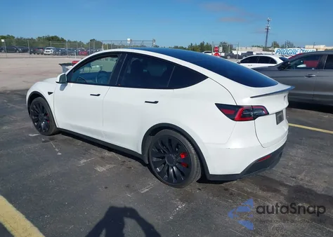 2022 Tesla Model Y Performance Dual Motor All-Wheel Drive из США, поврежденный, VIN 7SAYGDEF1NF538169